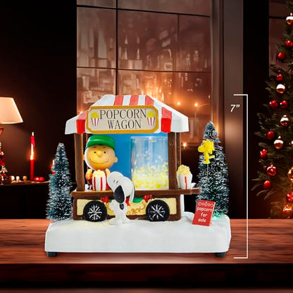 Kurt Adler 7-Inch Battery-Operated Peanuts© LED Musical Table Piece