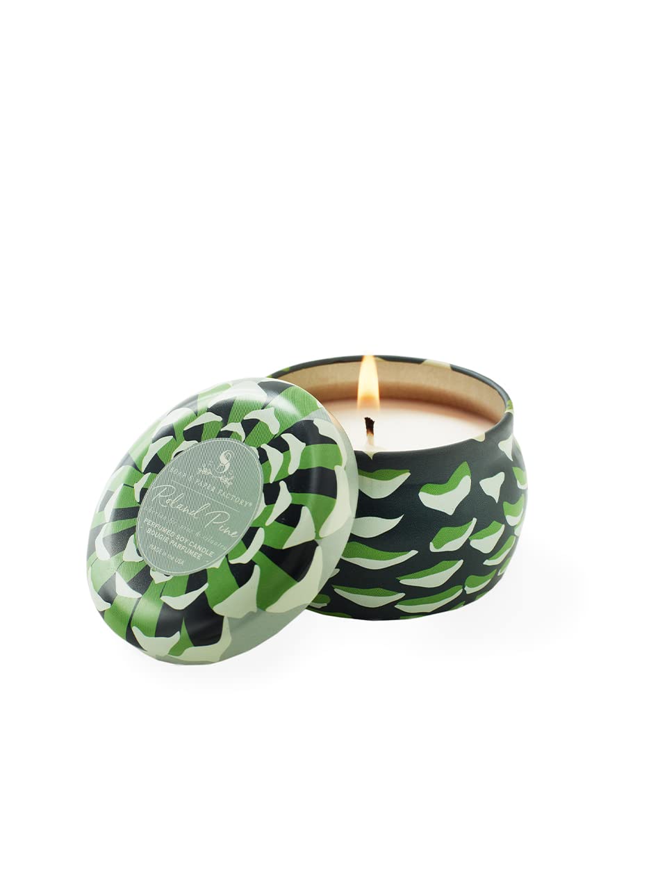Roland Pine 3 oz Small Tin Soy Candle