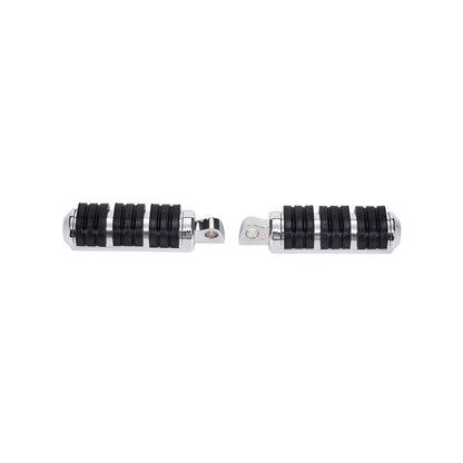 10mm Motorcycle Footpegs Passenger Foot Pegs Highway Pegs Fit Harley Sportster Softail Dyna Touring