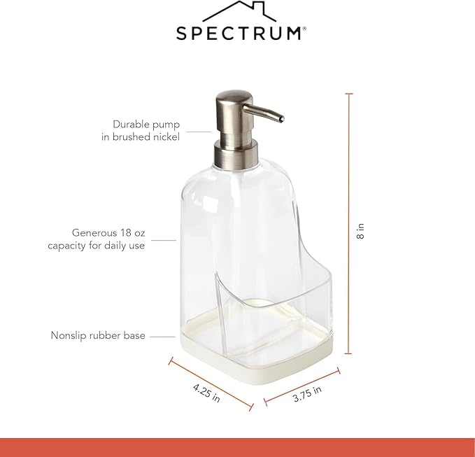 Spectrum Cora Kitchen Soap Dispenser