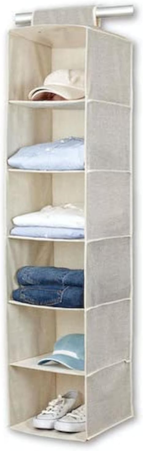 BINO 6-Shelf Sweater Closet Organizer