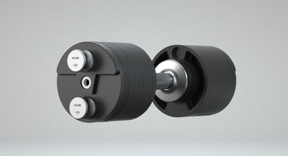 SNODE 8 Pieces (1.25LB each) Weight Adders for SNODE 80LB Cast Iron Adjustable Dumbbells or Other Iron Dumbbells