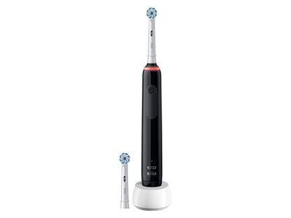 Oral-B Pro 3 3000, Electric Toothbrush, 1 Brush, Remove up to 100% Dental Plaque, Black