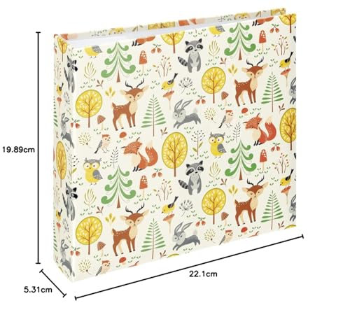 Hama "Forest" Memo Album | For 200 Photos with a size of 10x15 cm | With CD pocket | Forest Pattern