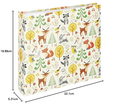 Hama "Forest" Memo Album | For 200 Photos with a size of 10x15 cm | With CD pocket | Forest Pattern