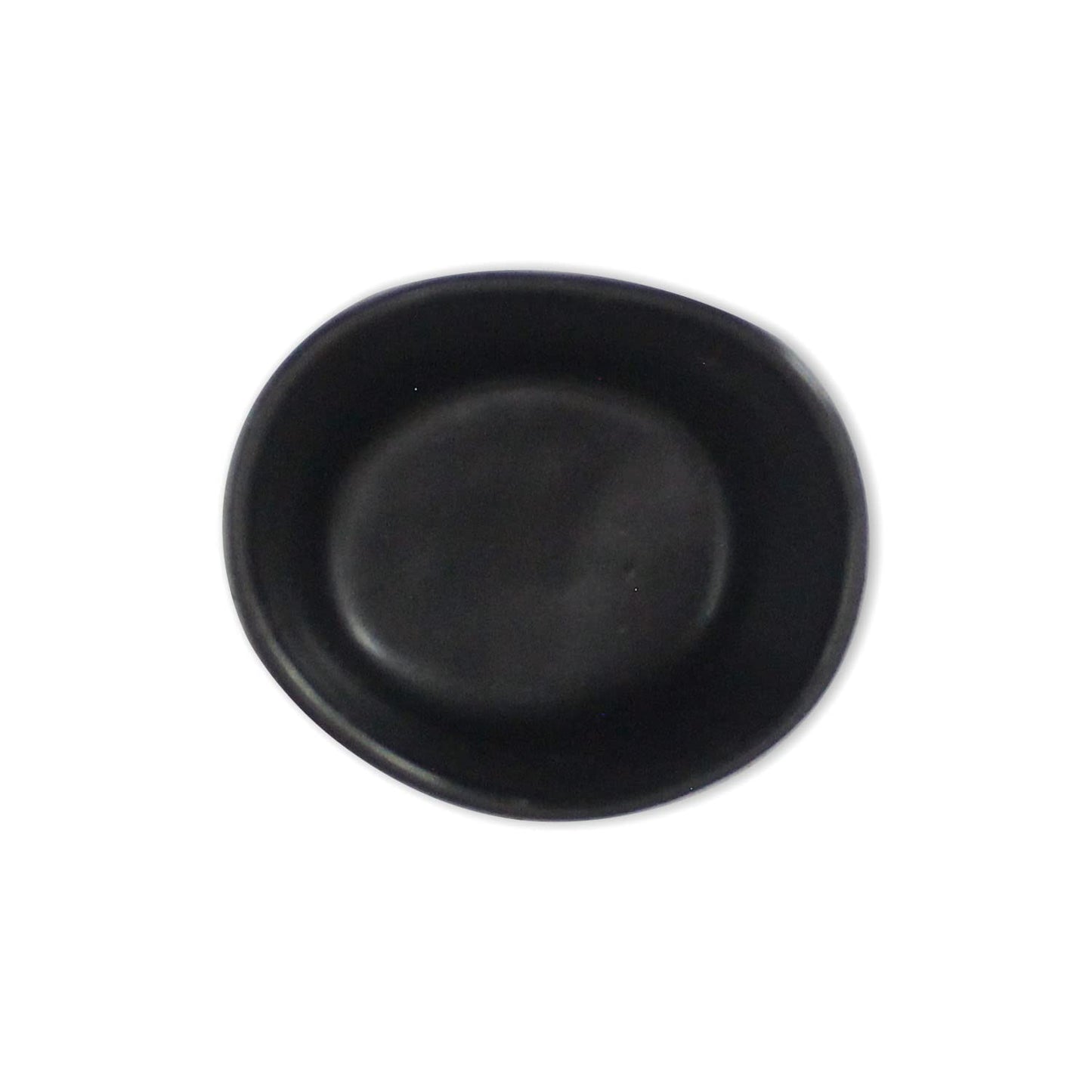 roro Handmade 2-Inch Matte Black Ceramic Pinch Bowls, Set of 6 – Versatile Stoneware for Spices, Condiments, Appetizers & Finger Foods