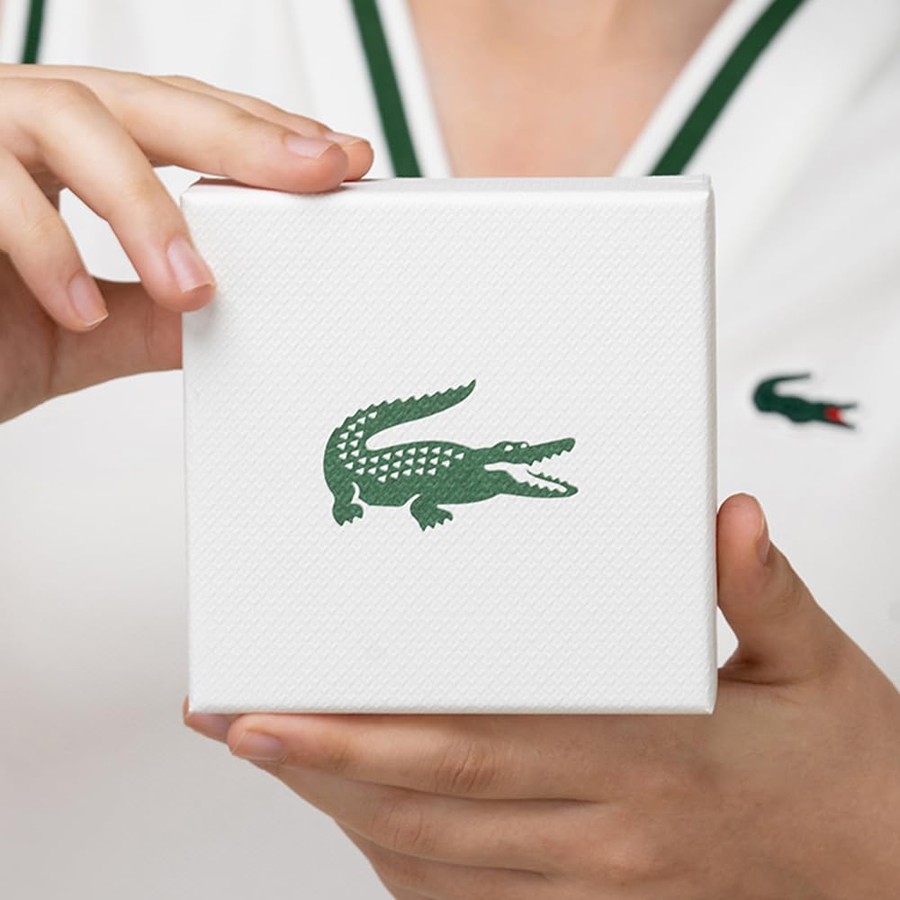 Lacoste Men's METROPOLE Collection Link Bracelet Embellished with petit piqué pattern