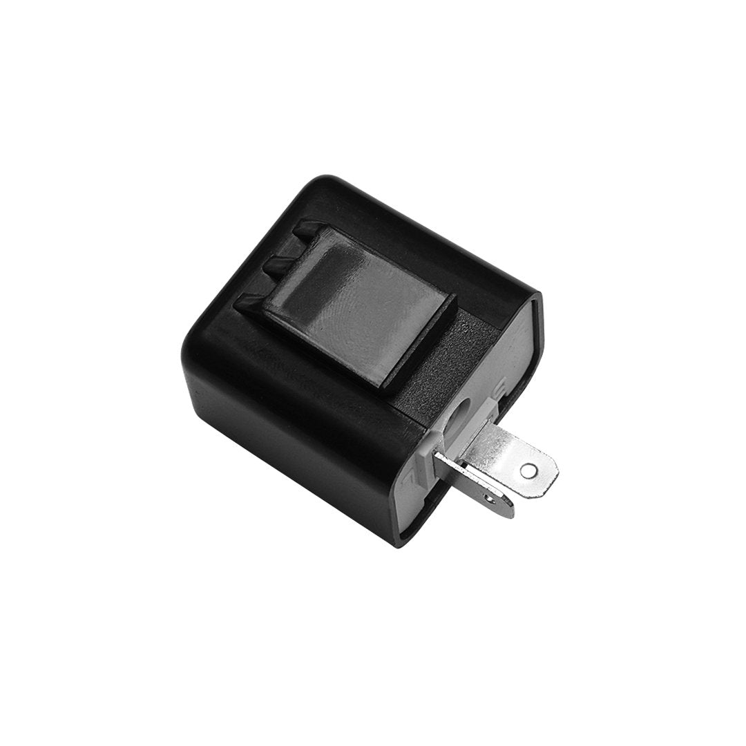 12V Speed Adjustable 2 Pin Direct Replacement Compatible LED Electronic Flasher Relay fix CAR and Motorcycle Turn Signal & Hazard Warn Hyper Flash Relay