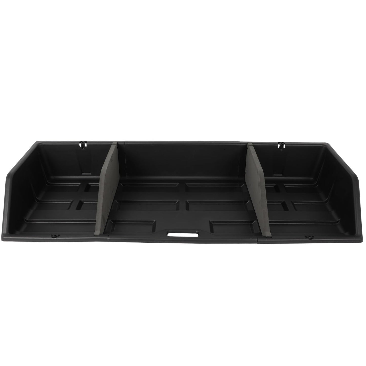 SCITOO 56" PP|Plastic Truck Bed Tool Box,Heavy Duty Crossover Storage for Most Full Size Pickups,Lockable Weatherproof Chest,Fits 56"WX10"DX10"H Truck Beds,Easy Access to Load and Unload