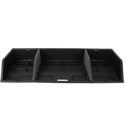SCITOO 56" PP|Plastic Truck Bed Tool Box,Heavy Duty Crossover Storage for Most Full Size Pickups,Lockable Weatherproof Chest,Fits 56"WX10"DX10"H Truck Beds,Easy Access to Load and Unload