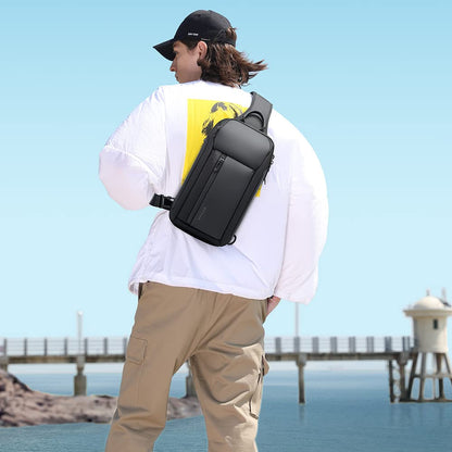 BANGE Sling Bag, Waterproof Men's Chest Bag Shoulder bags Crossbody Sling Backpack for Men Sling Backpacks