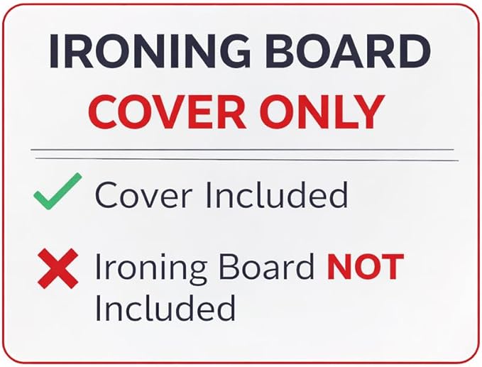 TIVIT Ironing Board Cover 12 x 42” – Made in Italy, Alumitek PRO Heat-Reflective