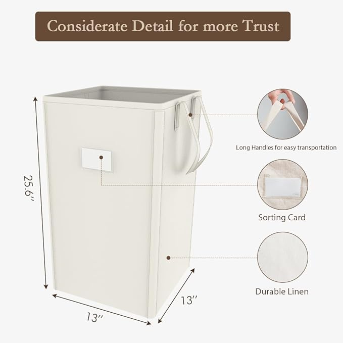 MCleanPin 210L Laundry Hamper Collapsible