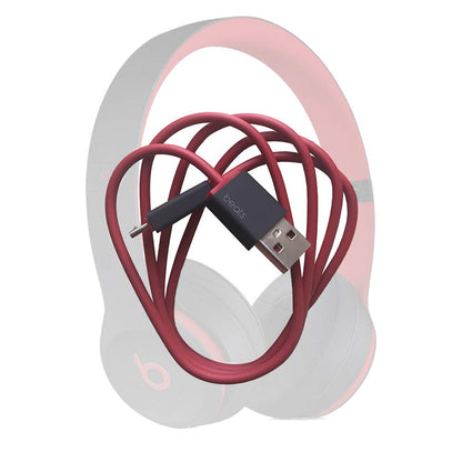 Original Replacement AUX Audio Cable Cord for Beats by Dre Headphones Solo/Studio/Pro/Wireless/Mixr with MIC Black+Replacement Charger Cable for Beats by Dr Dre and Pill