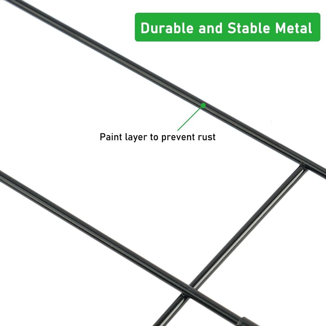 32.6inch Plant Trellis for Pot Climbing Plants Indoors & Outdoor, Garden Trellis for Potted Plants, Rust-Proof Metal Sturdy Yet Gentle Climbing Stakes Support for Ivy Pothos Hoya Monstera (6pcs)
