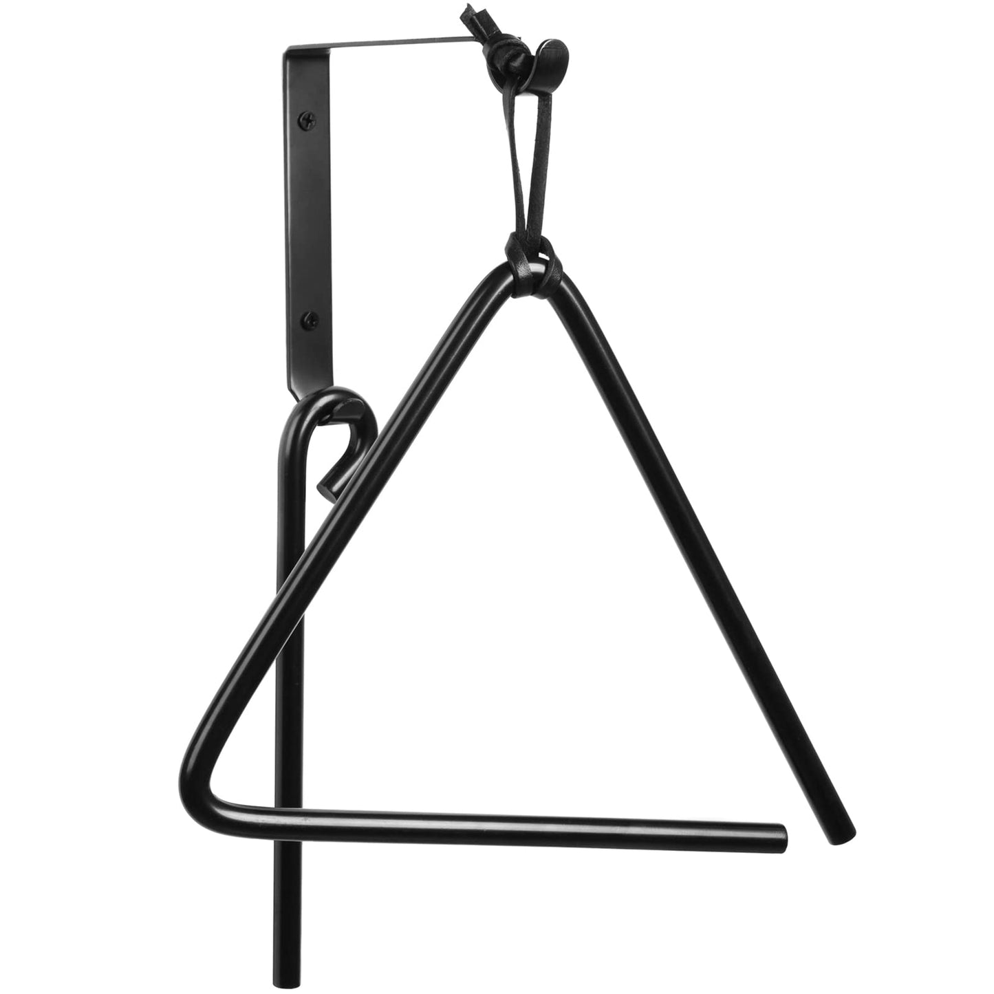 9 Inch Triangle Dinner Bell With Striker - Outdoor/Indoor Steel Bell With Mounts