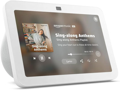 Amazon Echo Show 8, With Spatial Audio, Smart Home Hub, ideal for open living spaces, includes Alexa, Charcoal