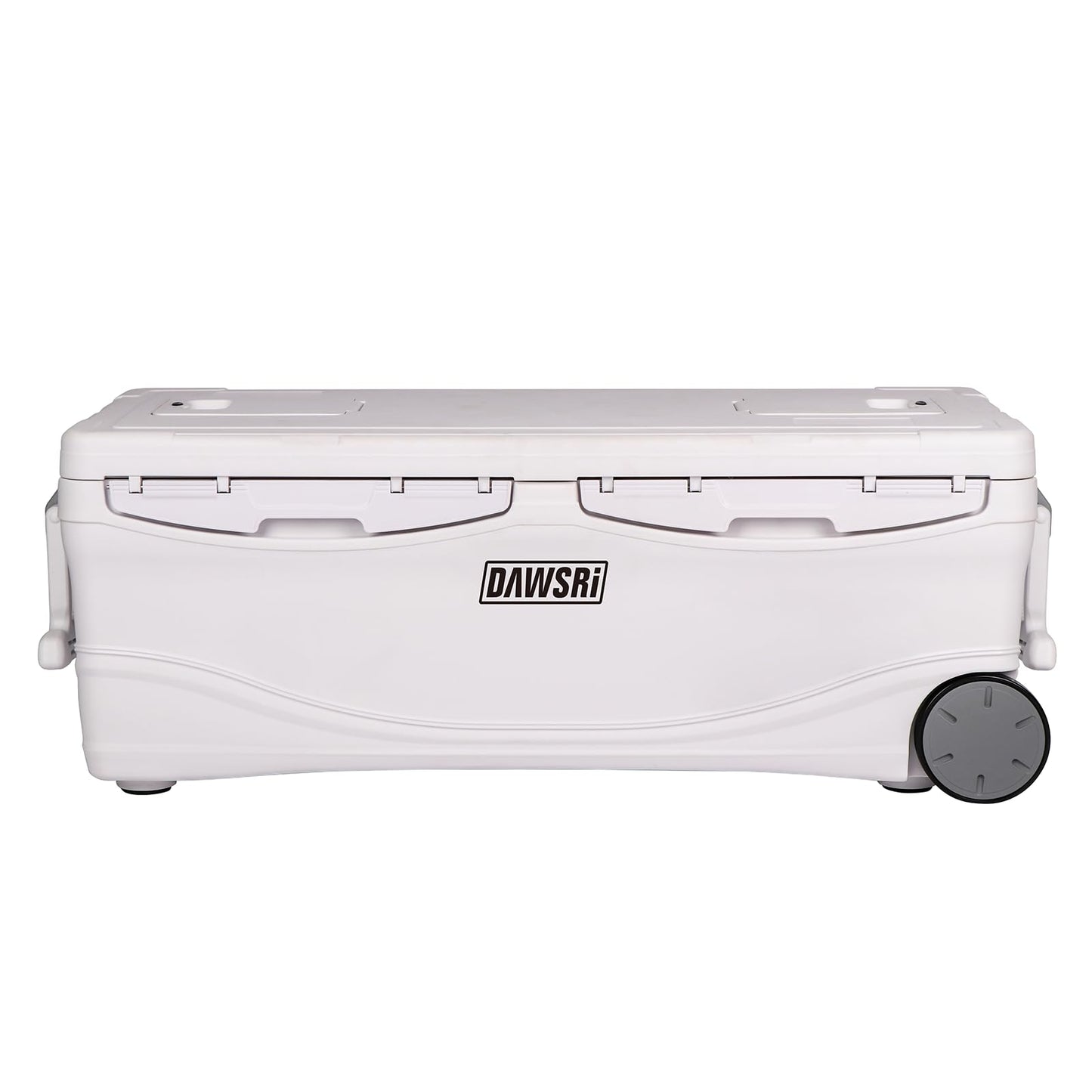 DAWSRi Icehouse Series Hard Cooler with Wheels Ice Retention Durable Insulated Portable Ice Chest Box Easy to Transport for Camping,Fishing,Boat,Travel,Tailgates,Picnics,Beach,Barbecue 42QT