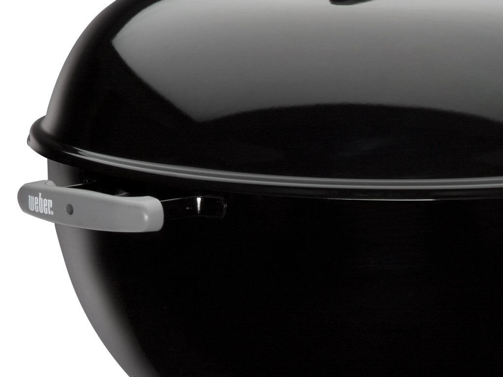 Weber Original Kettle Charcoal Grill, 22-Inch, Black – Classic Outdoor BBQ Grill with One‑Touch™ Cleaning System & Precise Temperature Control Dampers