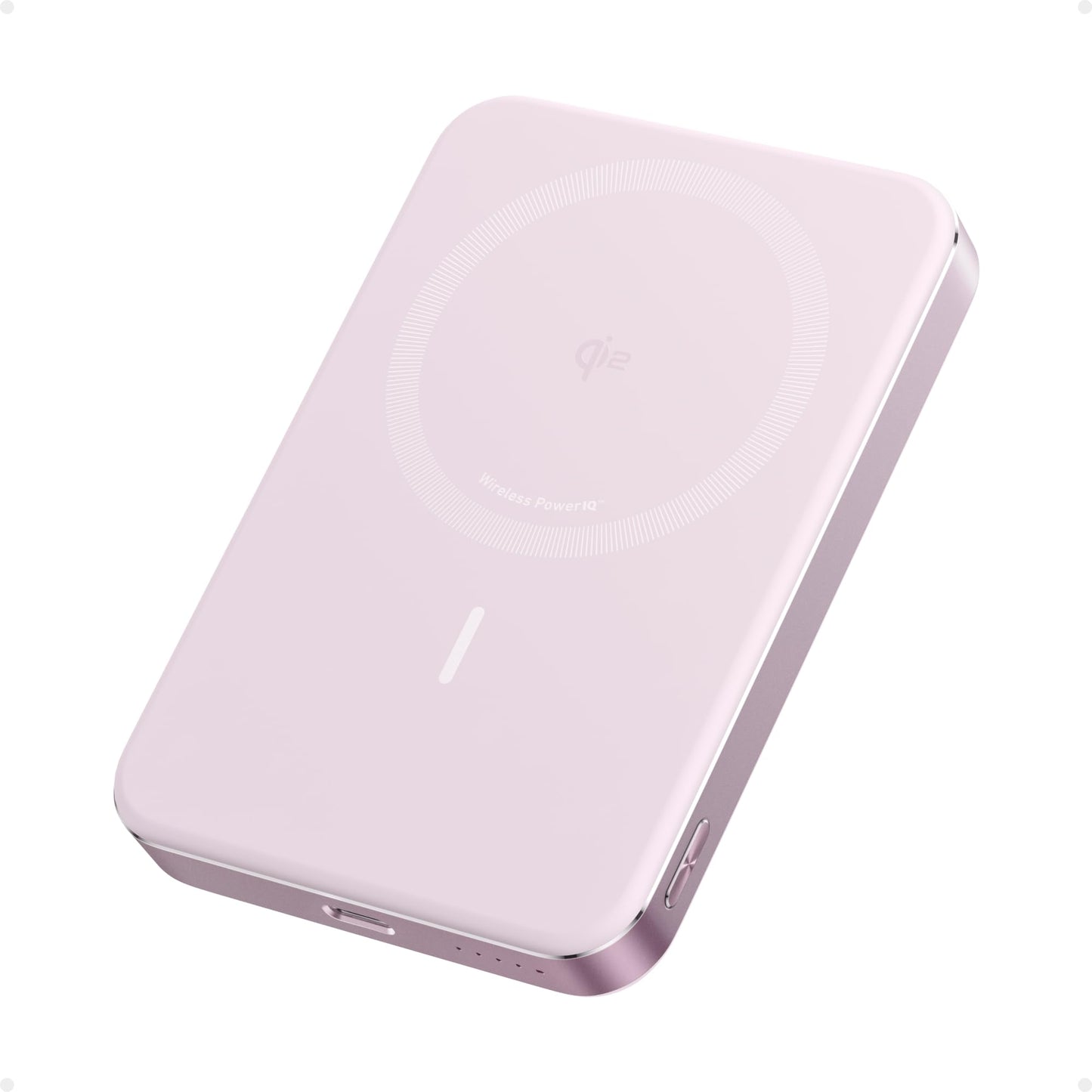 Anker MagGo Power Bank, Ultra-Slim 10,000mAh Magnetic Battery Pack, Qi2 Certified 15W Ultra-Fast MagSafe Compatible Portable Charger, Ergonomic Design, for iPhone17/16/15/14 Series Only（Not for Pixel）