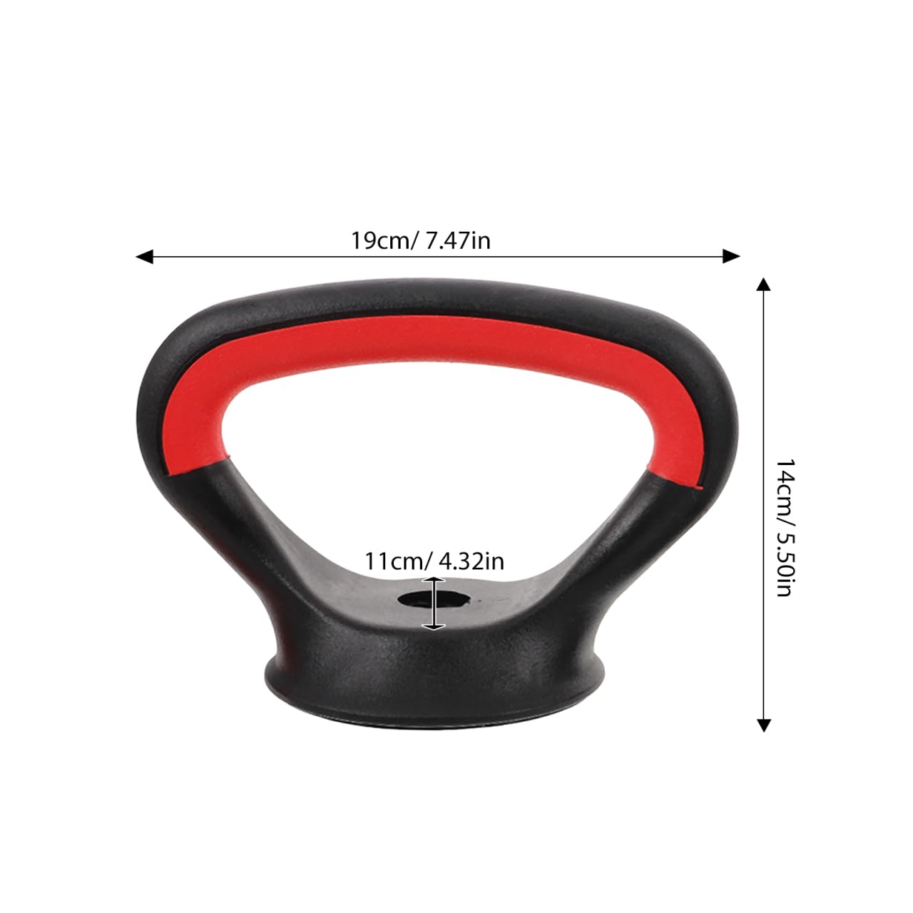 LIOOBO Kettlebell Handle for Dumbbells: Adjustable Kettlebell Grip Attachment for Strength Training, Portable Dumbbell Converter Adapter for Home Gym Workout Fit Adjustable Weights