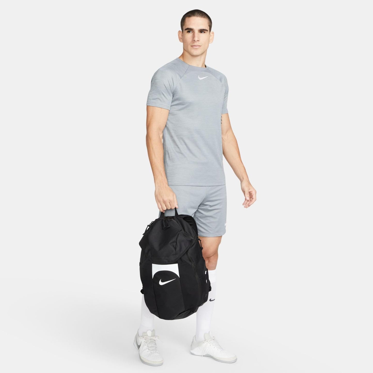 Nike DV0761-011 NK ACDMY TEAM BKPK 2.3 Sports backpack Unisex Adult BLACK/BLACK/WHITE Size 1SIZE