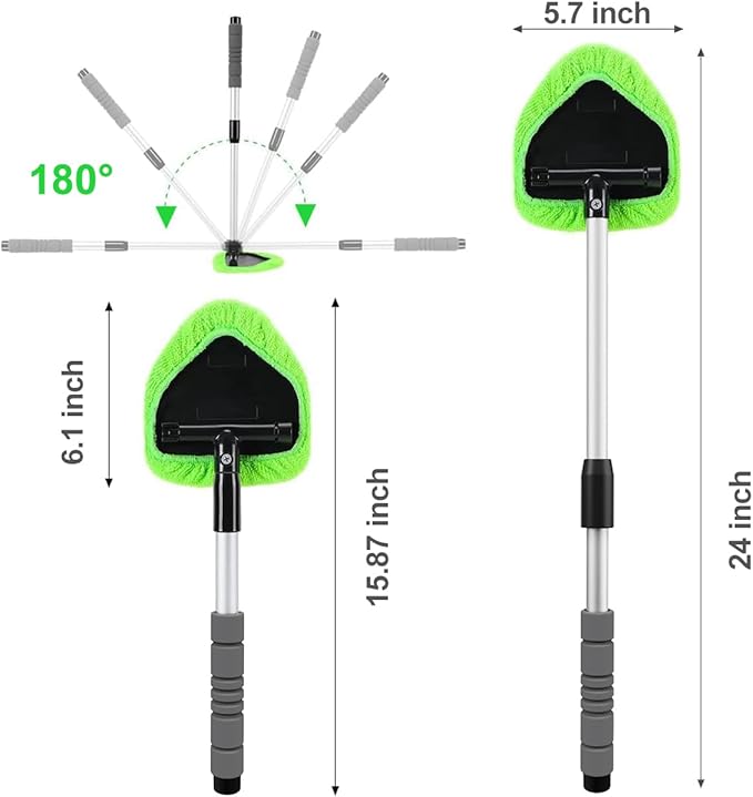 XINDELL 24-inch Windshield Cleaner Tool – Upgrade Large Head Car