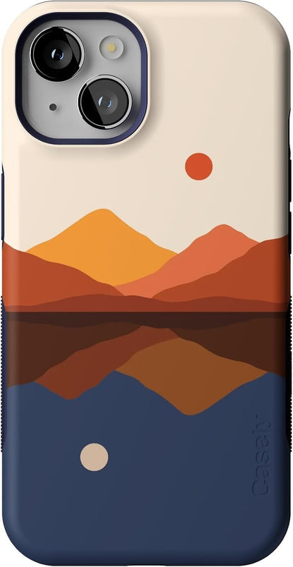 Casely iPhone 14 Case | Pastel Garden | Sunday Best | Compatible with MagSafe | Bold Protective Design