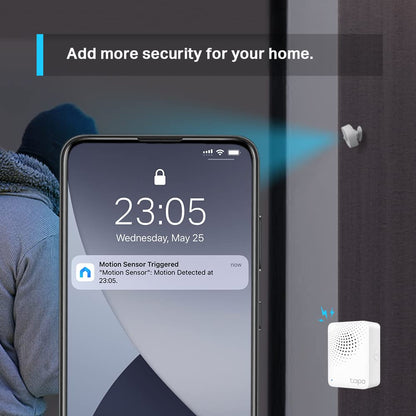Tapo T100 Smart Motion Sensor, Motion Detectors, Wide Range Detection, Instant Alerts, Hands-Free Motion-Activated Lighting, Energy Saving, Battery Included(Packaging may vary)