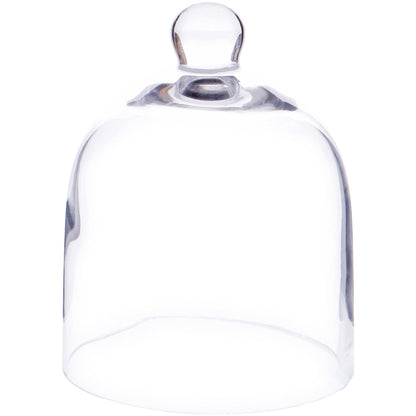 Plymor 5" x 6" Bell Jar Glass Display Dome Cloche (Interior Size 4.75" x 4.5")