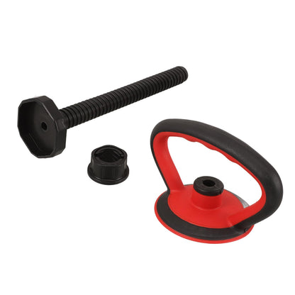 BIUDECO Adjustable Kettlebell Handle Kit with Anti Slip Grip and Stable Base Nut Attachment for Home Gym Strength Training and Weightlifting Converter