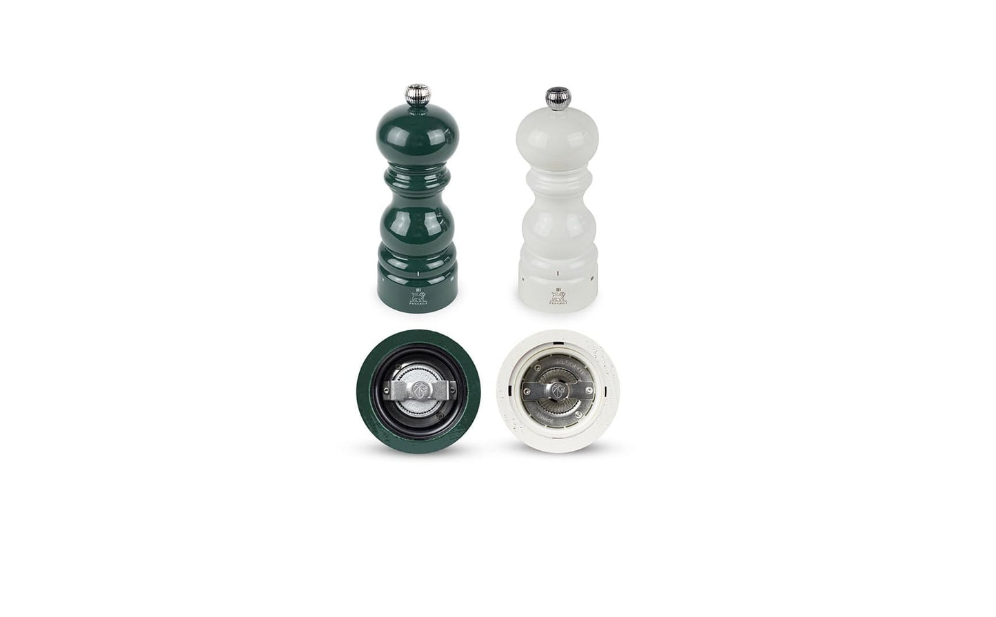 Set of Paris u'Select 15 cm Salt and Pepper Mills with Black tray as a Gift Box