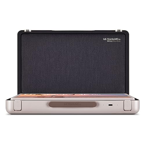 LG 27-Inch Class StanbyMe 1080p-Portable Touch-Screen-Monitor 27ART10AKPL, Built-in Battery, Full Swivel Rotation, 60Hz Refresh Rate, Calming Beige