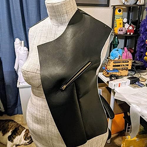 NAT Leathers | Black Thin Garment 0.6 mm Soft Faux Vegan Leather PU | 10 Yards
