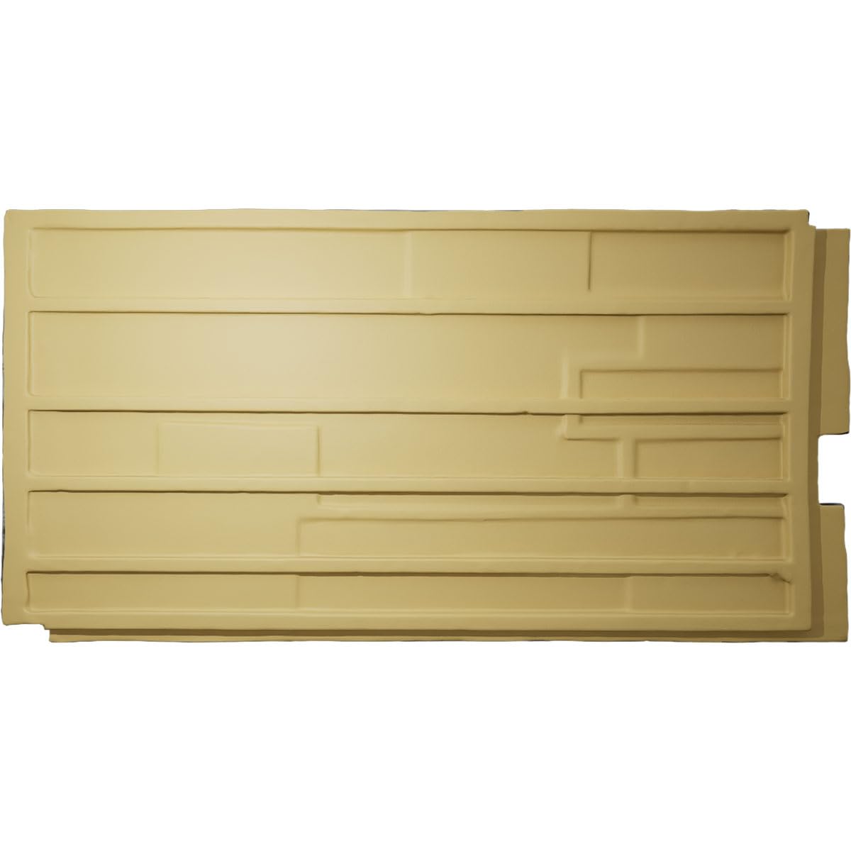 EverStone Canyon Ridge Faux Stone Panel, 45 3/4"W x 24 1/2"H x 1 1/4"D, Graphite Color