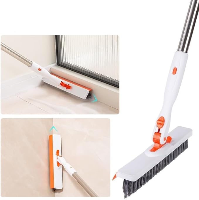 53''Grout Cleaning Brush with Long Handle, Grout Cleaner Brush