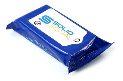 Eartec UL4S Ultralite Full Duplex Wireless Headset Communication for 4 Users - 4 Single Ear Headsets with SolidSignal Cleaning Wipes Bundle