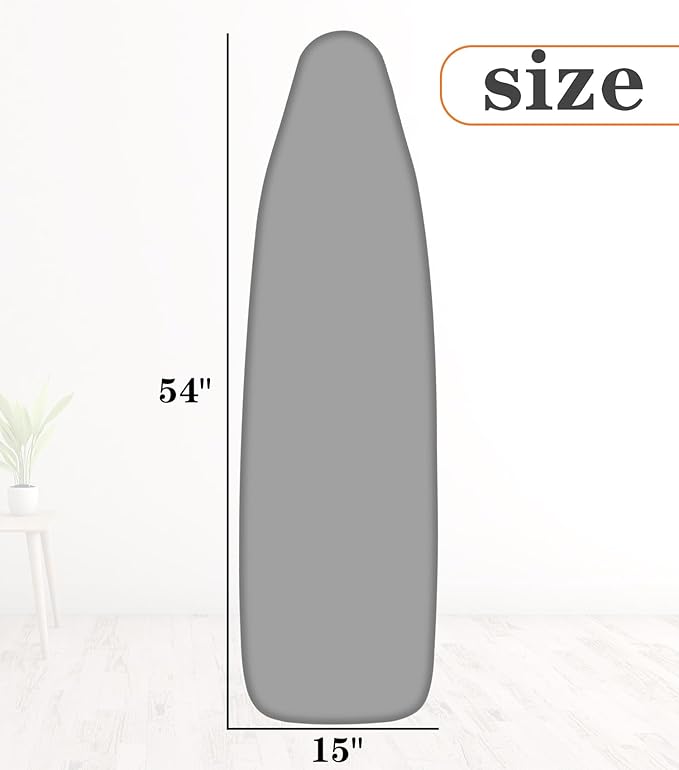 Ironing Board Cover, Full Size Scorch Resistant Padding, Silicone Coating