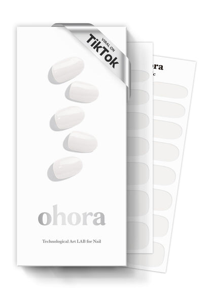 ohora Bundle Set (N Addict Starter Kit) - Red Solid Gel Nail Strips with UV/LED Lamp and Mini Remover, Salon-Quality, Long Lasting, Easy to Apply & Remove - Includes Prep Pads, Nail File, Wooden Stick