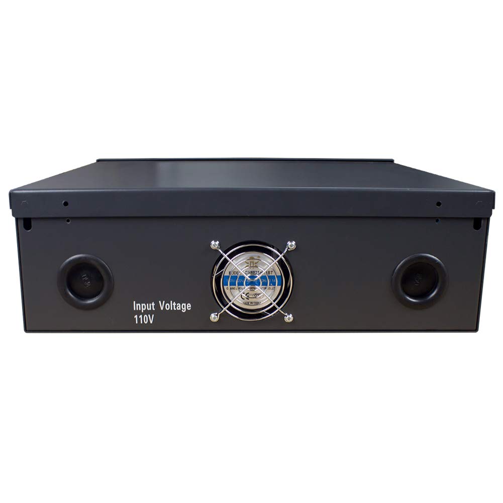 DVR Security Lockbox NVR Heavy Duty 16 Gauge Steel with AC Fan for Wall or Floor Mount Enclosure(18 x 18 x 5 Inches) by CENTROPOWER