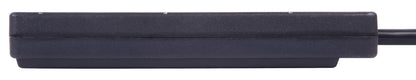 PRO ELEC 2 gang 5m black extension lead