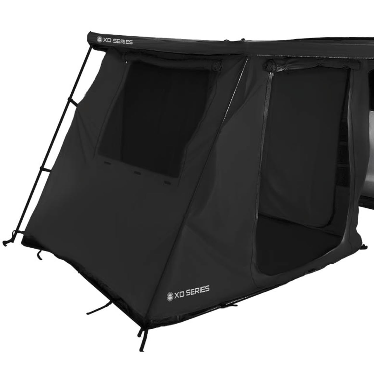 Overland Vehicle Systems - XD Nomadic 270/180 Awning Room Enclosure, Black Body, Black Trim (4 Walls & Floor)