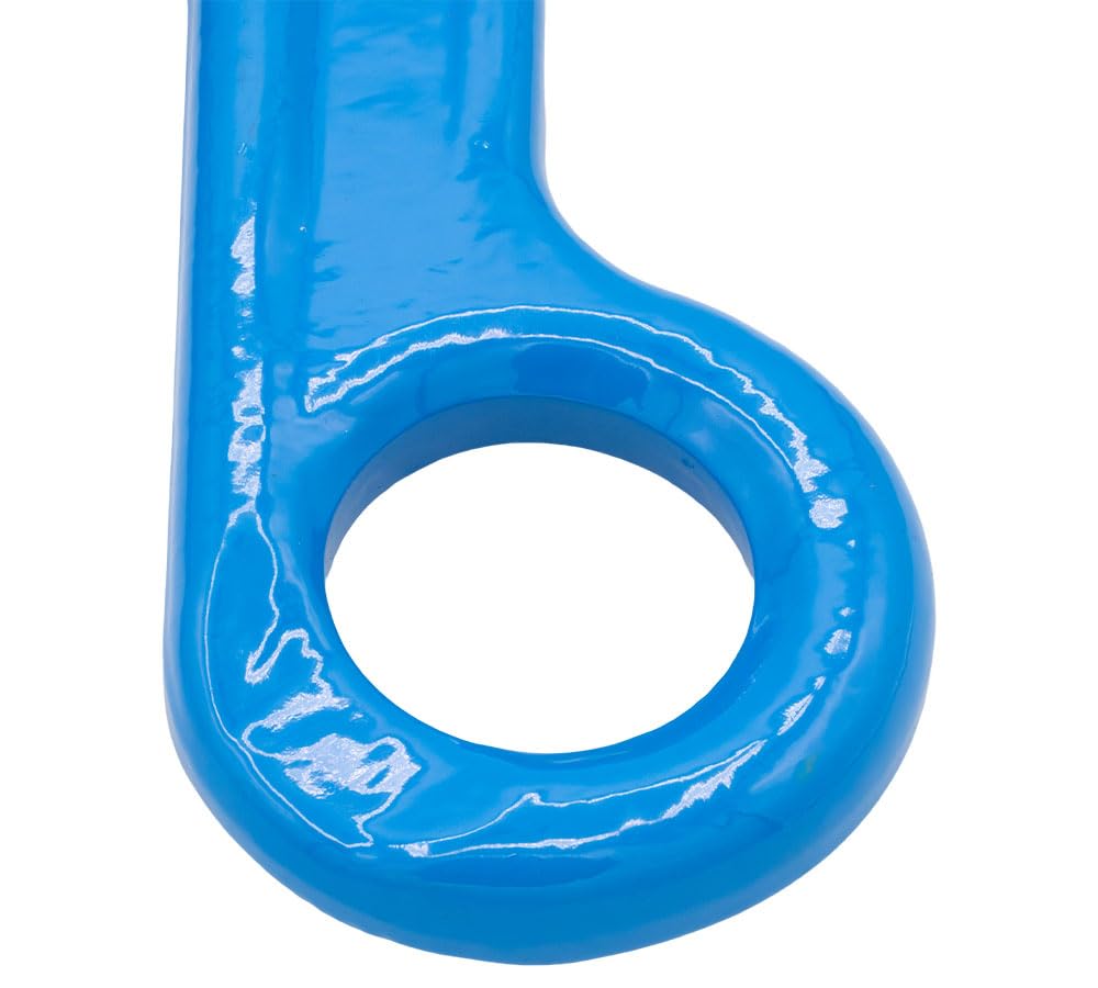 Mytee Products 2 Pack 1/2" G100 Eye Foundry Hook for Lifting & Rigging | 15,000 LBS WLL | 60,000 LBS Break Strength | Fits G100 1/2" Chains Wire Ropes Slings | Blue Alloy Steel