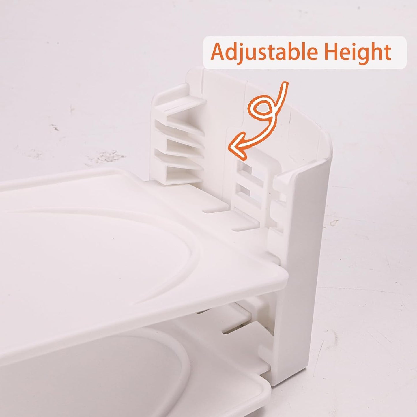Uni HIMO 12 Pack Shoe Slots Organizer Adjustable Level Shoe Stacker Holder Storage Space Saving Sneakers Display Tray Rack for Closet (White, 12Pack)