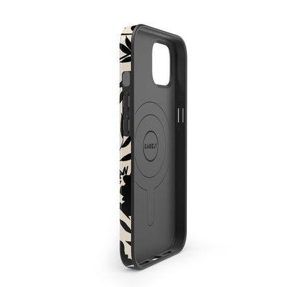 Casely iPhone 13 Case | Fit Check | Neutral Checkerboard | Compatible with MagSafe | Classic Ultra Slim Design
