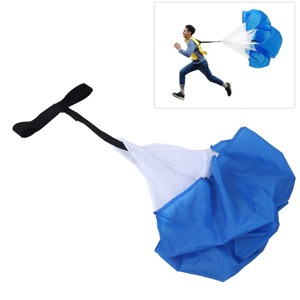 equlup Running Speed Training Parachute, Adjustable Resistance Training Umbrella 5-15kg Acceleration Soccer Trainer for Runner, Football, Soccer Drilling