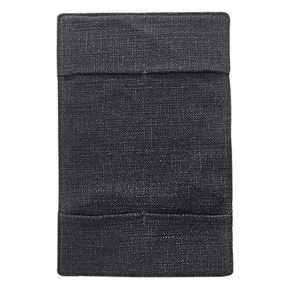 Anti-Slip Couch Sofa Armrest Organiser Chair Bedside Storage Pocket TV Remote Holder Bed Storage Pocket Bag for Cellphone Notepad Book Magazines Holder Pouch (#C1-Dark Grey (Dual Pockets on each end))