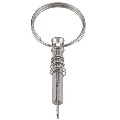 4 Pcs Quick Release Pin 1/4" Diameter w/ Drop Cam & Spring, Usable Length 0.9", Full 316 Stainless Steel, Bimini Top Pins, Marine Hardware