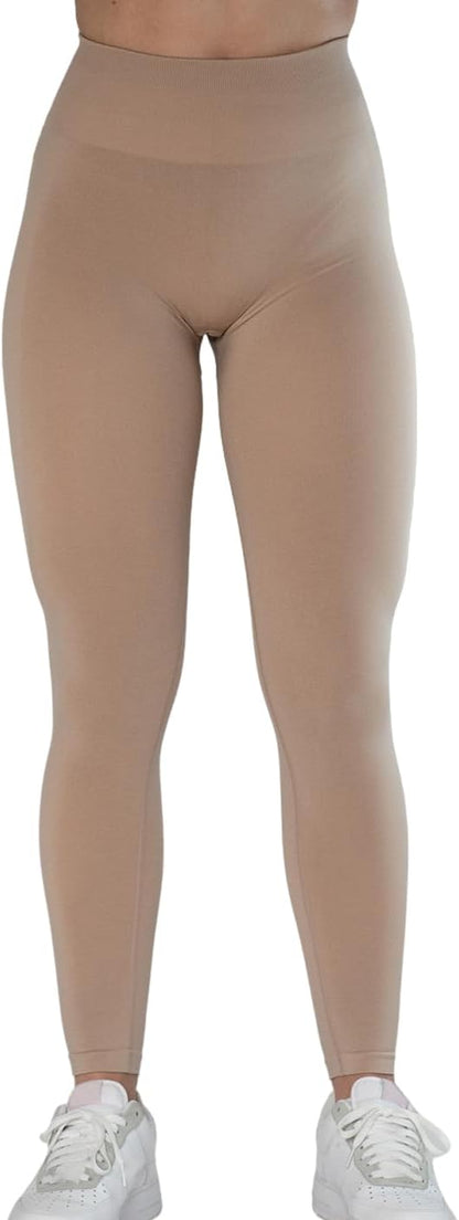 AUROLA Workout Leggings for Women Seamless Scrunch Tights Tummy Control Gym Fitness Girl Sport Active Yoga Pants