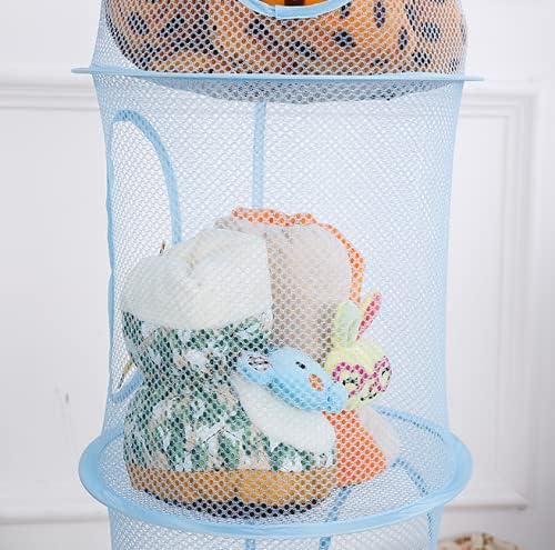 4 Tier Storage Organizer, 43.5 x12 Inch Hanging Mesh Storage Basket